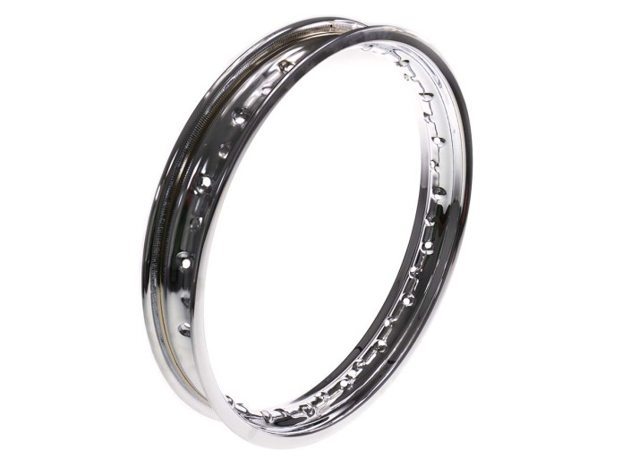 16 Zoll Felge 16x1.85 Speichen Chrom Italcerchio Radaelli