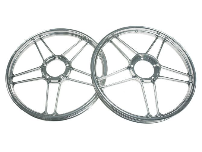 17 inch Grimeca stervelg 17x1.35 Puch Maxi *Exclusive* mirrror chrome (set) main