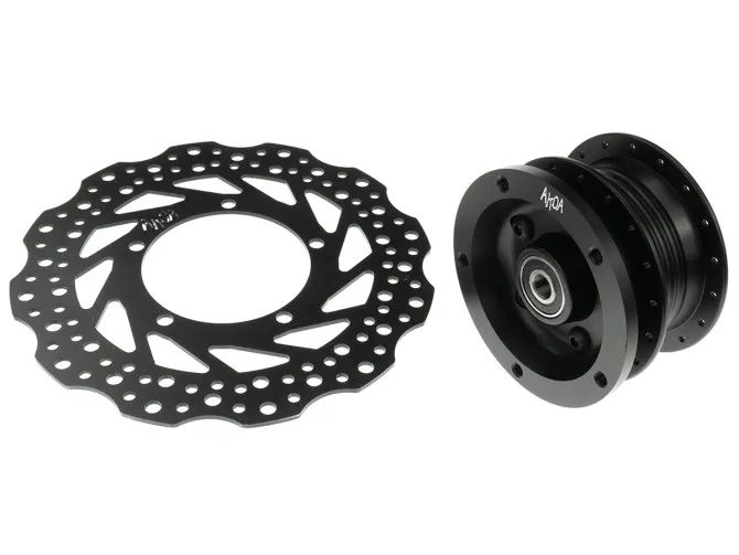 Brake disc Puch Maxi spoke wheel front Akoa black (230mm) product