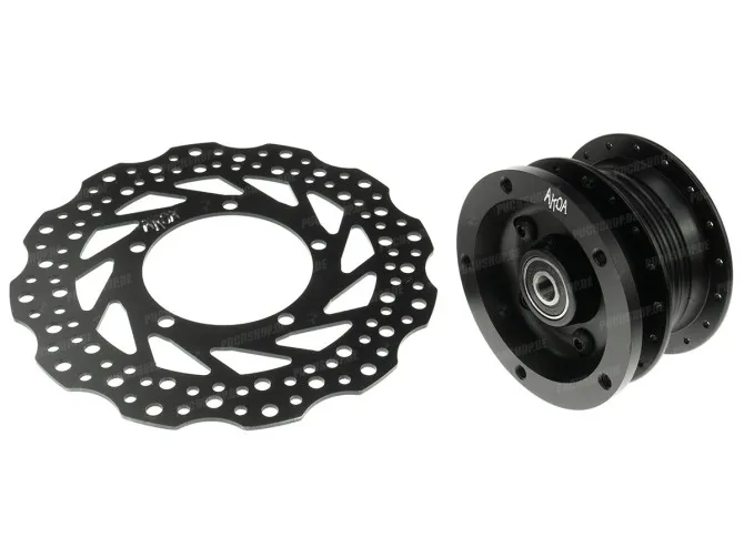 Brake disc Puch Maxi spoke wheel front Akoa black (230mm) main