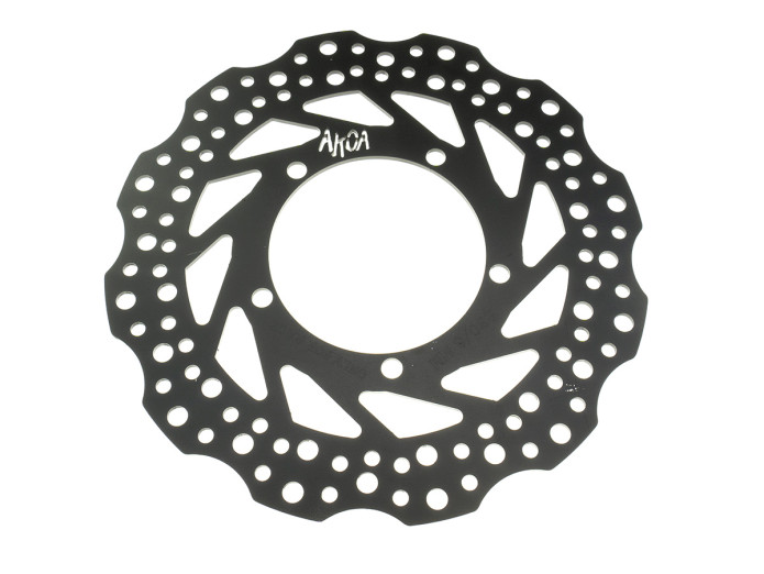 Remschijf Puch Maxi spaakwiel voorzijde Akoa zwart (230mm)