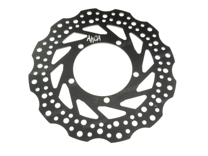 Brake disc Puch Maxi spoke wheel front Akoa black (230mm)