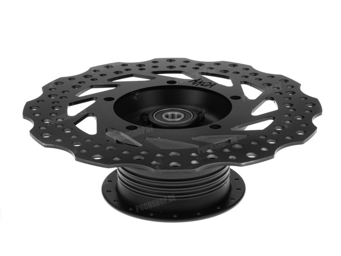 Brake disc Puch Maxi spoke wheel front Akoa black (230mm)