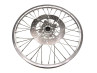 17 inch spoke wheel 17x1.40 aluminium silver front with brake disc (220mm) thumb extra