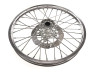 17 inch spoke wheel 17x1.40 aluminium silver front with brake disc (220mm) thumb extra