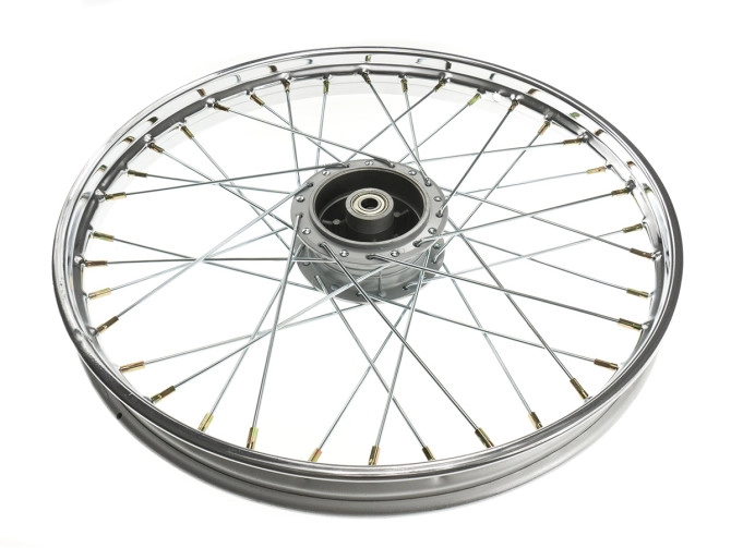 Puch 17 inch chrome spoke wheel front | Puchshop