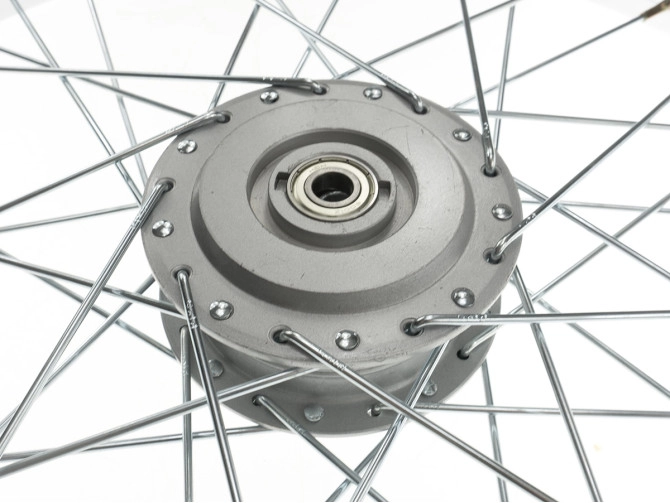 Puch 17 inch chrome spoke wheel front | Puchshop