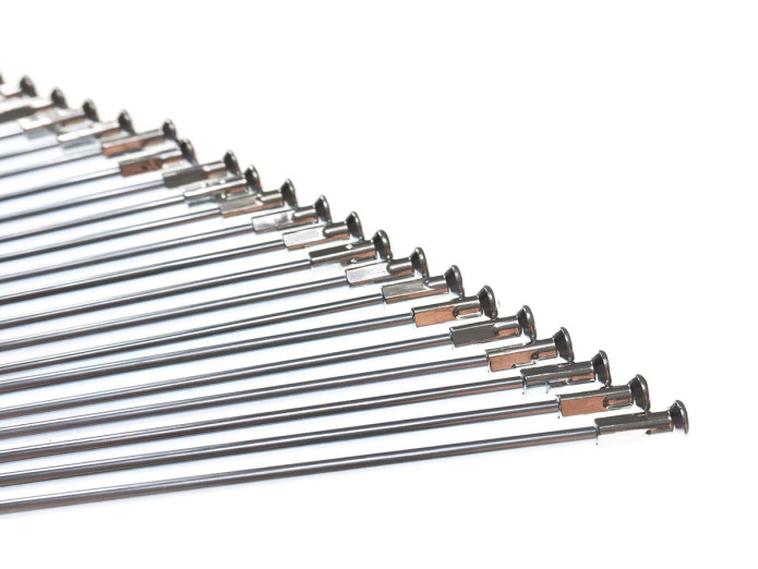 Spokes Puch Maxi 187mm for 17 inch with gold coloured nipples (36 pieces)