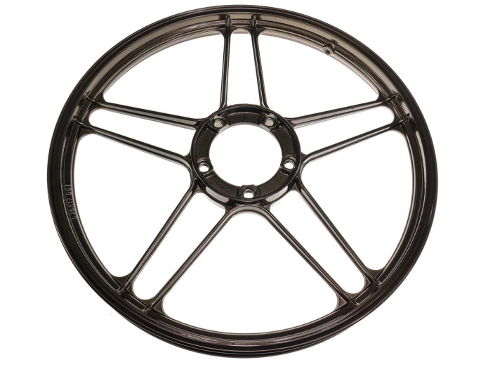 17 Zoll Grimeca Gussrad 17x1.35 Puch Maxi Black Chrom Satz