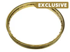 17 inch rim 17x1.40 spoke wheel *Exclusive* candy gold universal