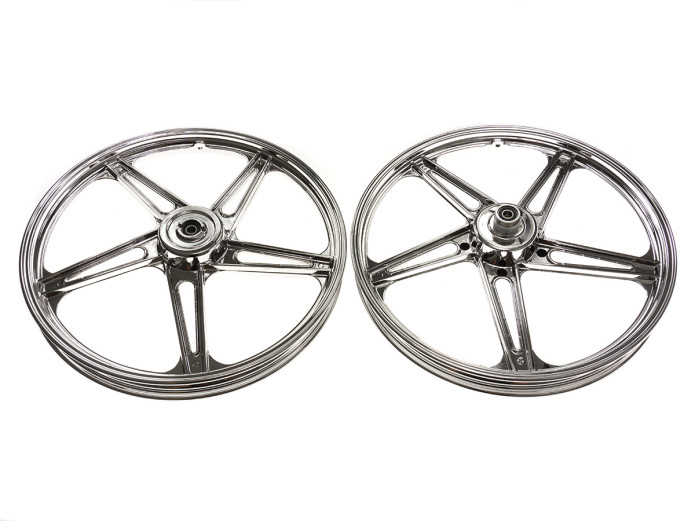 17 Zoll Bernardi Mozzi Style 17x1.60 Felgen Satz Chrom