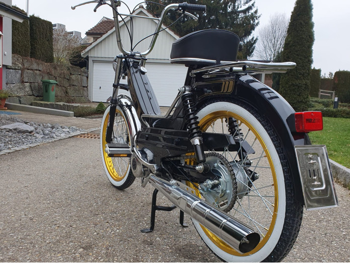 Taillight Puch Maxi S / N / X30 model Ulo black