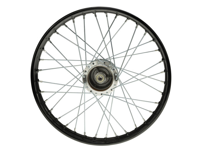 17 Zoll Speichenrad 17x1.40 Schwarz / Verzinkt Satz Puch Maxi S / N A-qualitat
