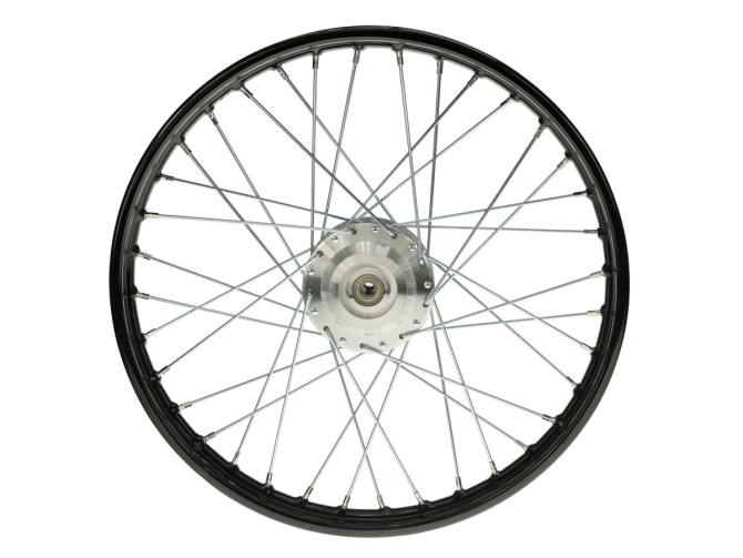 17 inch spaakwiel 17x1.40 zwart / verzinkt set Puch Maxi S / N A-kwaliteit product