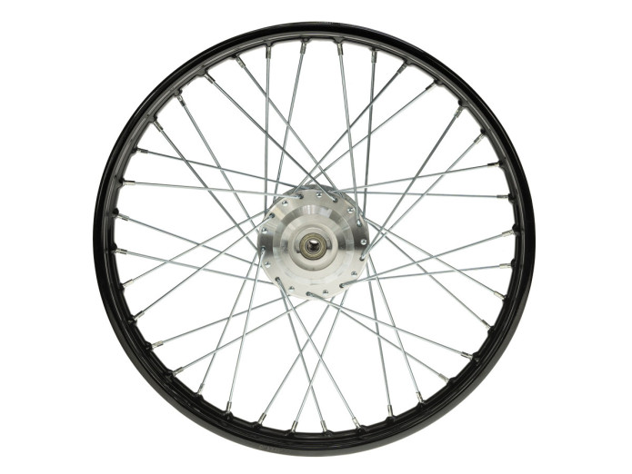 17 Zoll Speichenrad 17x1.40 Schwarz / Verzinkt Satz Puch Maxi S / N A-qualitat