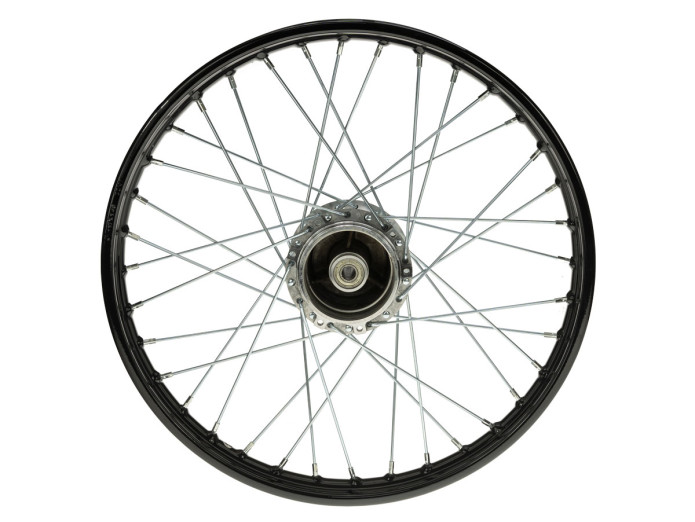 17 Zoll Speichenrad 17x1.40 Schwarz / Verzinkt Satz Puch Maxi S / N A-qualitat