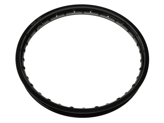 17 inch rim 17x1.40 spoke wheel aluminium Rigida black anodised product