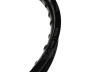 17 inch velg 17x1.40 spaakwiel aluminium Rigida zwart geanodiseerd  thumb extra
