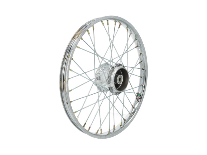 spaakwiel 17x1.20 chroom achterwiel compleet A-kwaliteit main