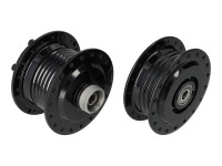 Hub set Puch Maxi / X30 front / rear wheel spoke wheel rim gloss black