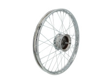 19 Zoll Speichenrad Puch MV / VS / MS Hintenrad 19x1.20 Chrom A-Qualität