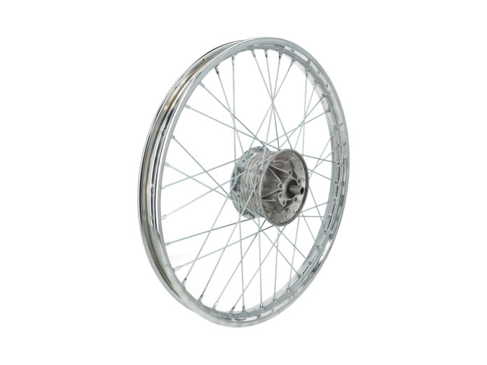 19 inch spaakwiel Puch MV VS MS achterwiel chroom Akwaliteit