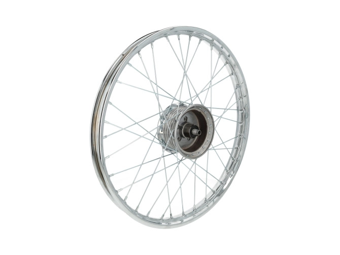 19 inch spoke wheel A-quality chrome Puch VS MS MV front wheel