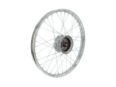19 Zoll Speichenrad für Puch MV / VS / MS Vorderrad 19x1.20 Chrom A-Qualität
