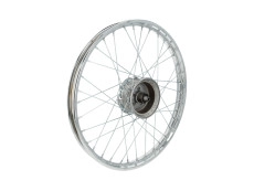 19 Zoll Speichenrad für Puch MV / VS / MS Vorderrad 19x1.20 Chrom A-Qualität