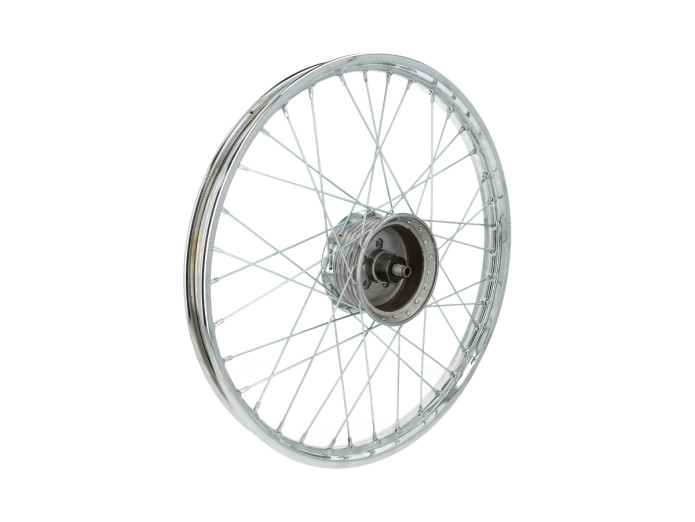 19 Zoll Speichenrad Puch MV VS MS Vorderrad Chrom A-Qualität