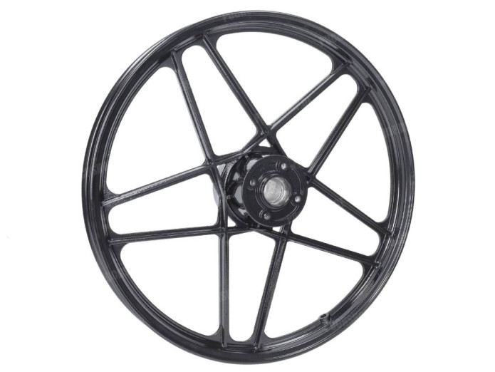 17 inch Grimeca 5 star wheel 17x1.35 hercules Prima gloss black