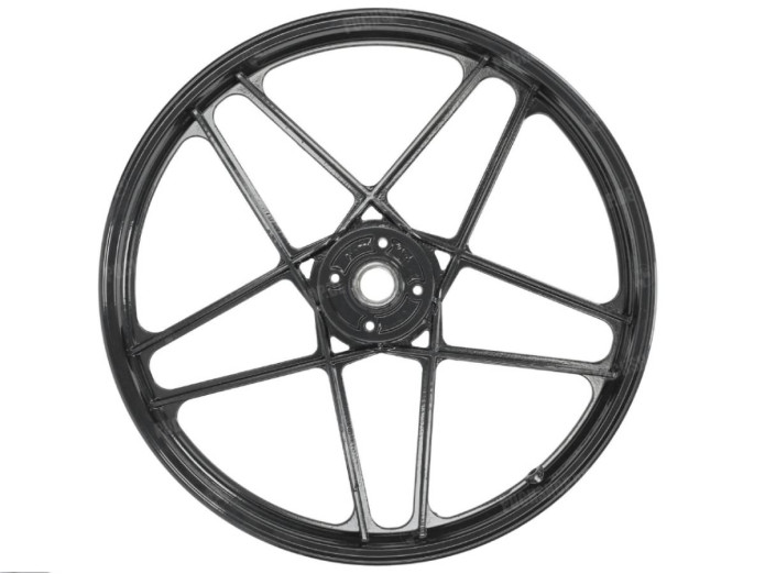 17 inch Grimeca 5 star wheel 17x1.35 hercules Prima gloss black