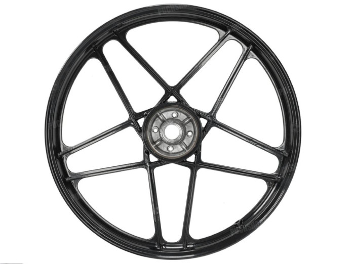17 inch Grimeca 5 star wheel 17x1.35 hercules Prima gloss black