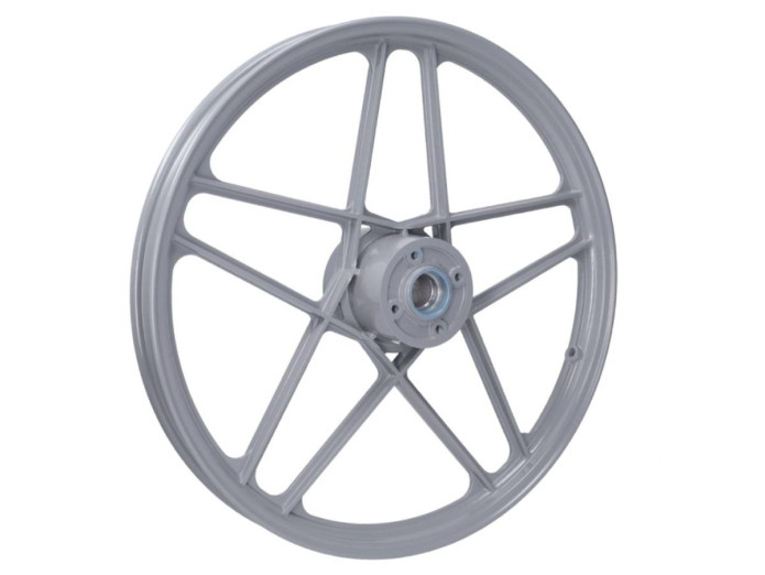 17 inch Fast Arrow Grimeca 5 star wheel 17x1.35 Hercules Prima gray (set)