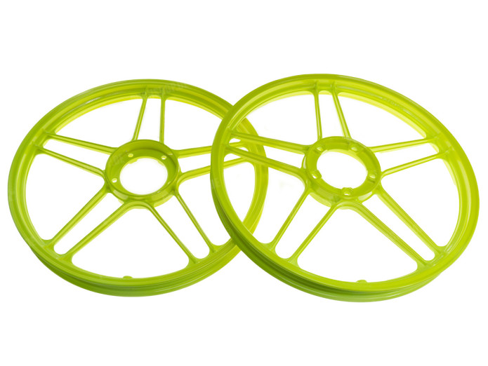 17 inch Grimeca stervelg 17x1.35 Puch Maxi neon geel set