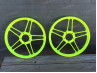 17 inch Grimeca stervelg 17x1.35 Puch Maxi neon geel set