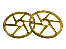 17 inch Fast Arrow Sport-1 5 star wheel 17x1.35 Puch Maxi *Exclusive* Candy Gold (set)