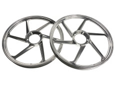 17 inch Fast Arrow Sport-1 stervelg 17x1.35 Puch Maxi *Exclusive* mirror chrome (set)