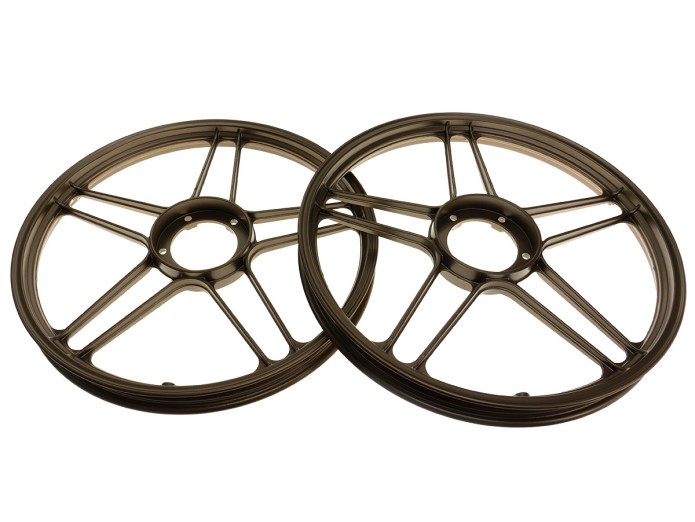 17 inch Grimeca 5 star wheel 17x1.35 Puch Maxi nobel bronze (set)
