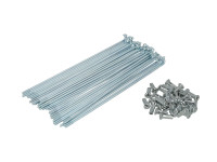 Speichen Puch Maxi 185mm für 17 Zoll mit silberfarbener Nippels (36 stück)