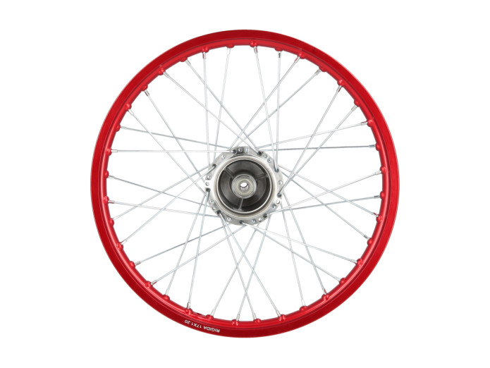 17" Speichenrad 17x1.20 Alu Rigida Satz Rot Puch Maxi S N