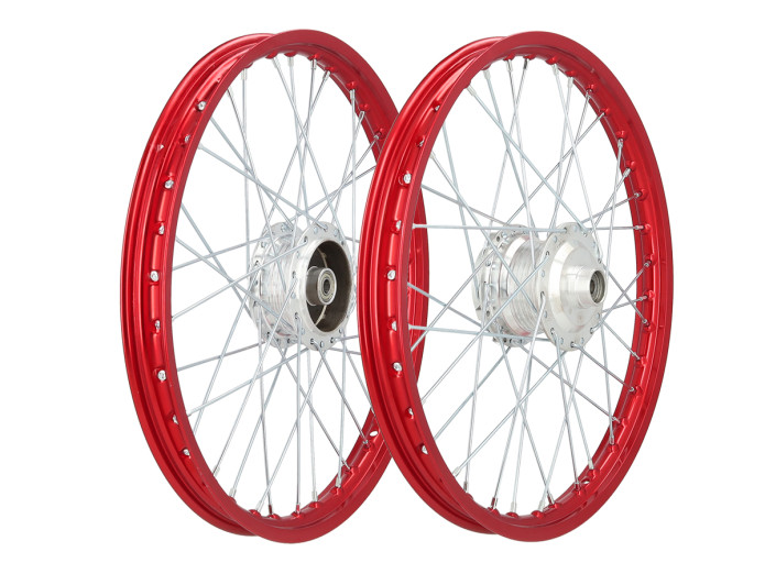 17" Speichenrad 17x1.20 Alu Rigida Satz Rot Puch Maxi S N 17" Speichenrad 17x1.20 Alu Rigida Satz Rot Puch Maxi S N