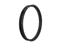 17 inch rim 17x1.40 spoke wheel aluminium Rigida gloss black universal