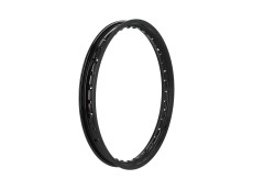 17 Zoll Felge 17x1.40 Speichen Rigida Aluminium Glänzend schwarz universal