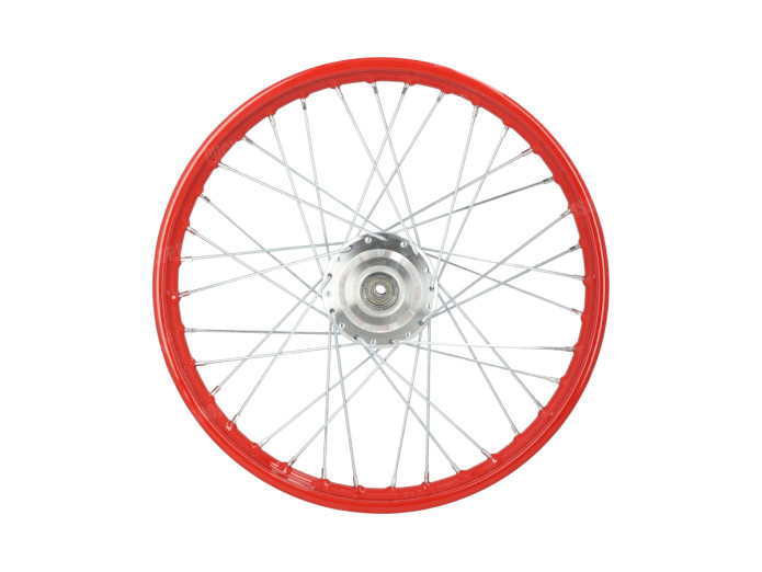 17 Zoll Speichenrad 17x1.40 Feuerrot / Verzinkt Satz Puch Maxi S / N A-qualitat