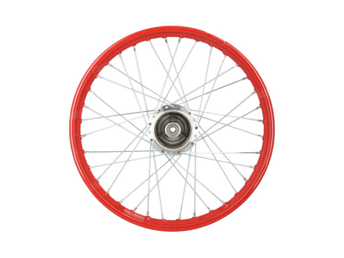 17 Zoll Speichenrad 17x1.40 Feuerrot / Verzinkt Satz Puch Maxi S / N A-qualitat