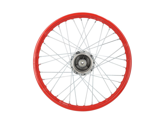 17 Zoll Speichenrad 17x1.40 Feuerrot / Verzinkt Satz Puch Maxi S / N A-qualitat