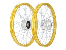17 Zoll Speichenrad 17x1.20 Rigida Aluminium Satz Gold Puch Maxi S / N