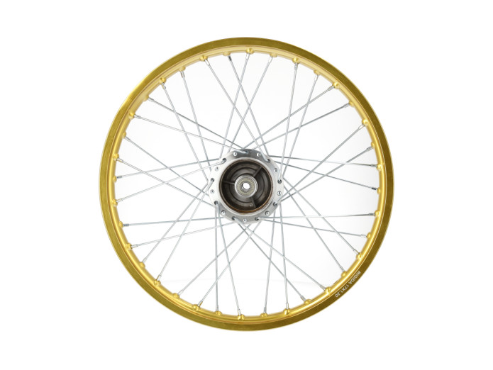 17 inch spoke wheel 17x1.20 Rigida aluminium set gold Puch Maxi S / N