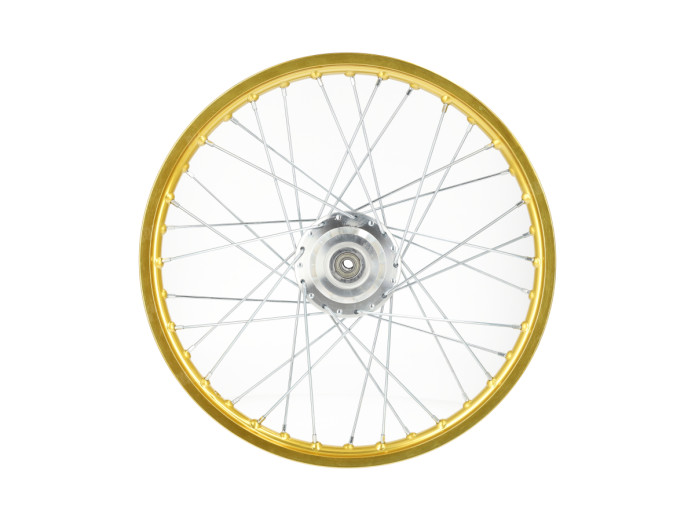 17 inch spaakwiel 17x1.20 Rigida aluminium set goud Puch Maxi S / N